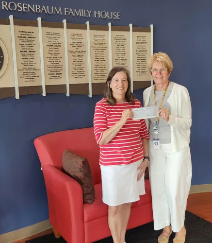 Gift supports Rosenbaum Family House